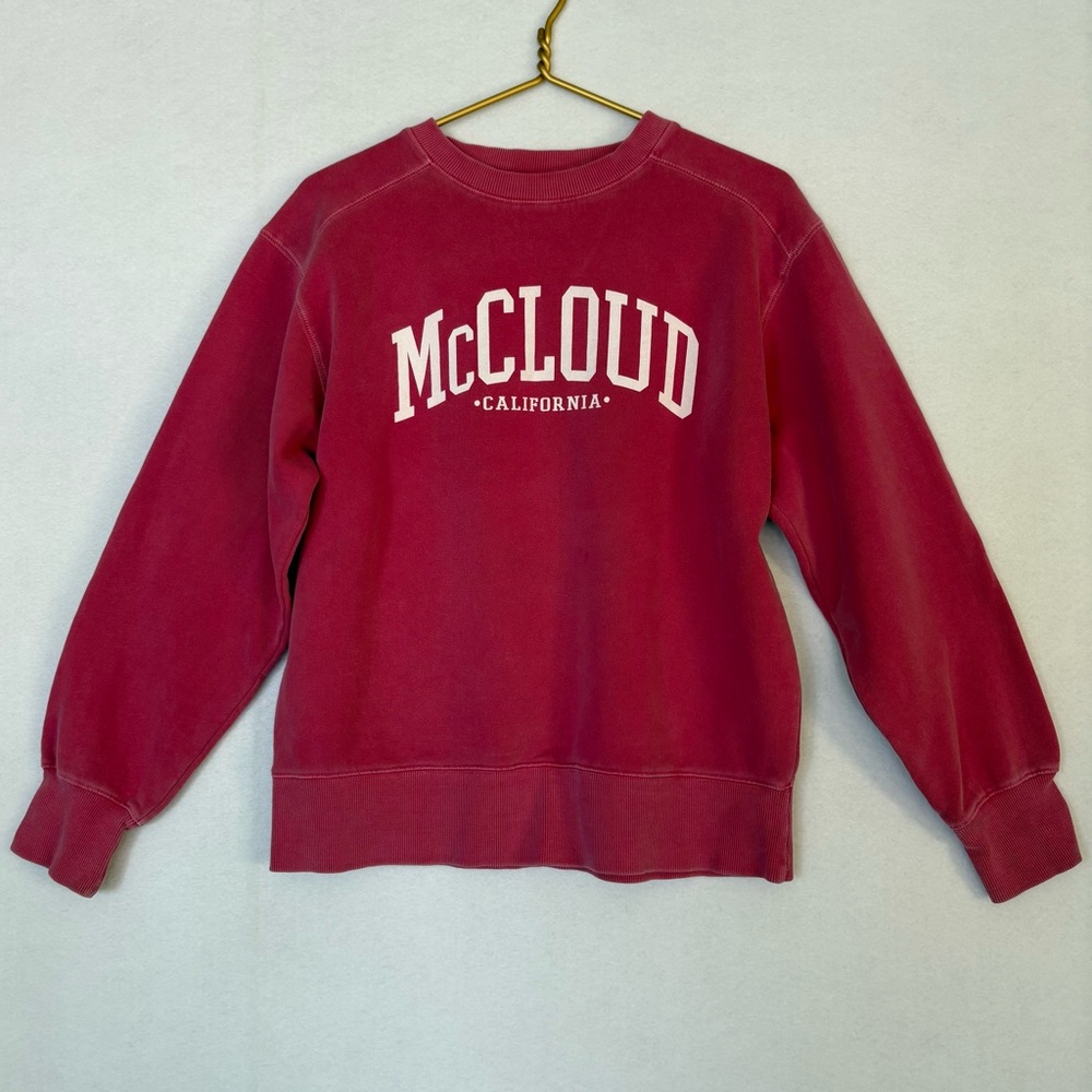 Vintage Pink Genuine Pigment Brand Crewneck Sweatshirt Size L